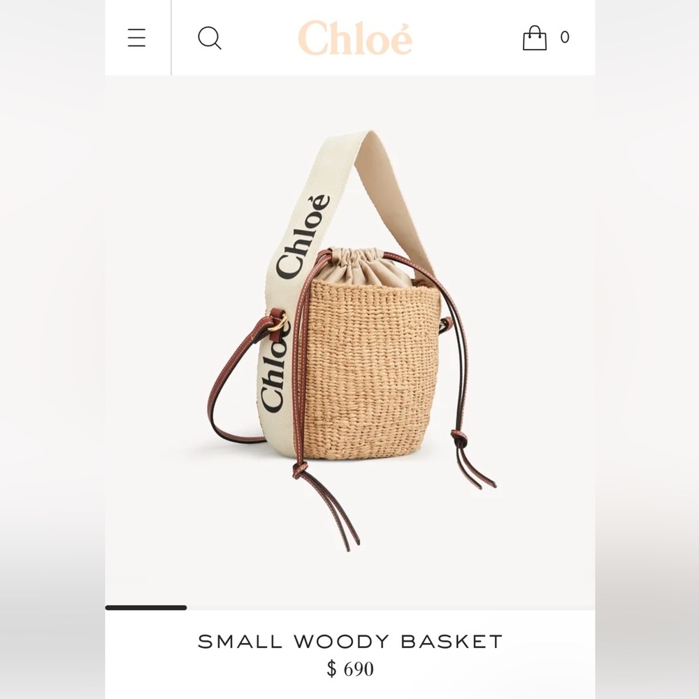 Chloe woody small busket